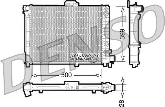 Denso DRM25008 - Hladnjak, hladjenje motora www.molydon.hr