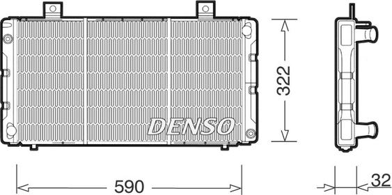 Denso DRM25003 - Hladnjak, hladjenje motora www.molydon.hr