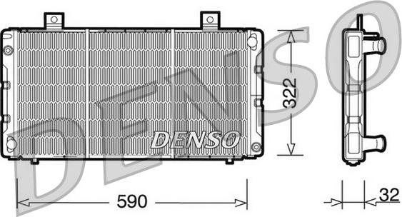 Denso DRM25003 - Hladnjak, hladjenje motora www.molydon.hr