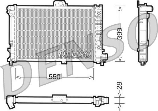 Denso DRM25007 - Hladnjak, hladjenje motora www.molydon.hr