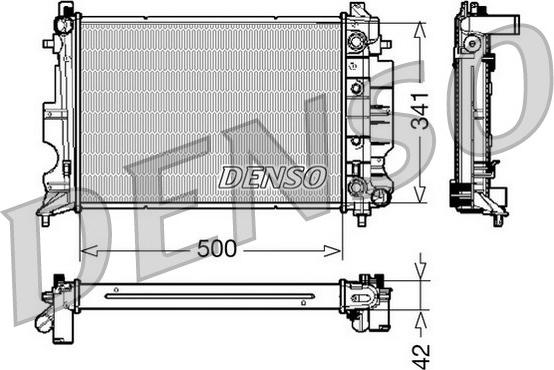 Denso DRM25012 - Hladnjak, hladjenje motora www.molydon.hr