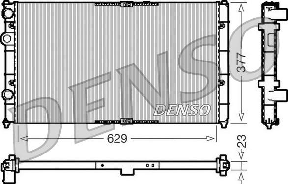 Denso DRM26040 - Hladnjak, hladjenje motora www.molydon.hr