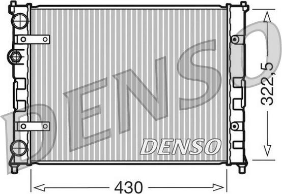 Denso DRM26007 - Hladnjak, hladjenje motora www.molydon.hr