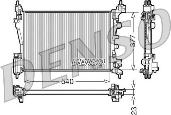 Denso DRM20095 - Hladnjak, hladjenje motora www.molydon.hr