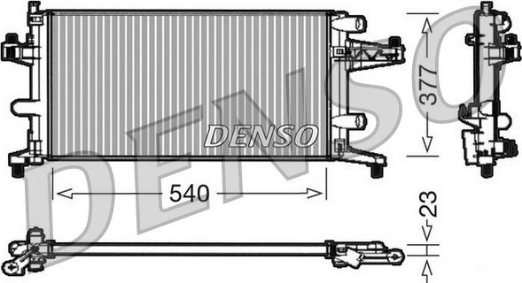 Denso DRM20040 - Hladnjak, hladjenje motora www.molydon.hr