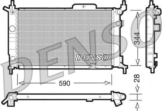 Denso DRM20015 - Hladnjak, hladjenje motora www.molydon.hr