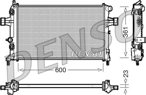 Denso DRM20086 - Hladnjak, hladjenje motora www.molydon.hr