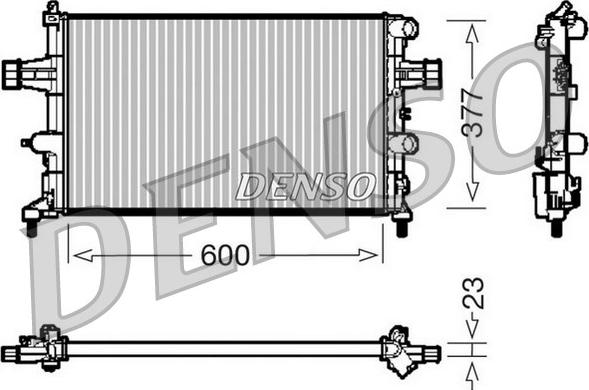 Denso DRM20081 - Hladnjak, hladjenje motora www.molydon.hr