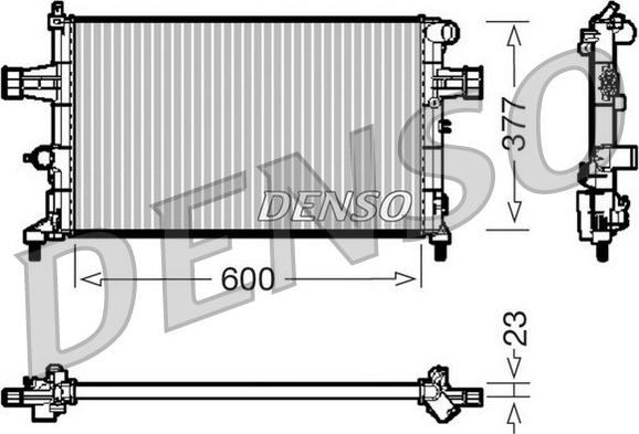 Denso DRM20083 - Hladnjak, hladjenje motora www.molydon.hr