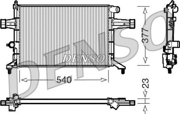 Denso DRM20082 - Hladnjak, hladjenje motora www.molydon.hr