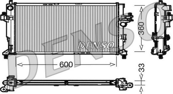 Denso DRM20039 - Hladnjak, hladjenje motora www.molydon.hr