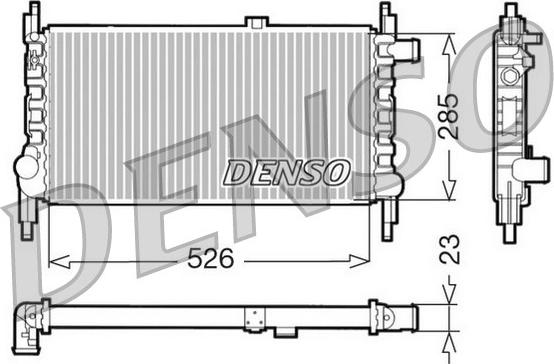 Denso DRM20035 - Hladnjak, hladjenje motora www.molydon.hr