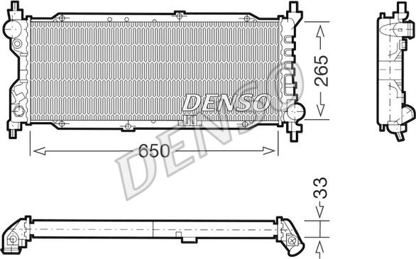 Denso DRM20036 - Hladnjak, hladjenje motora www.molydon.hr