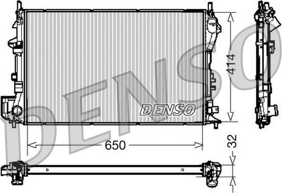 Denso DRM20029 - Hladnjak, hladjenje motora www.molydon.hr