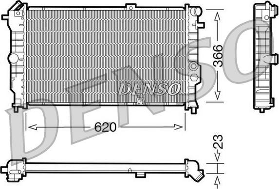 Denso DRM20020 - Hladnjak, hladjenje motora www.molydon.hr