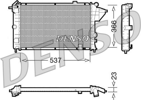 Denso DRM20023 - Hladnjak, hladjenje motora www.molydon.hr