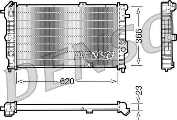 Denso DRM20022 - Hladnjak, hladjenje motora www.molydon.hr