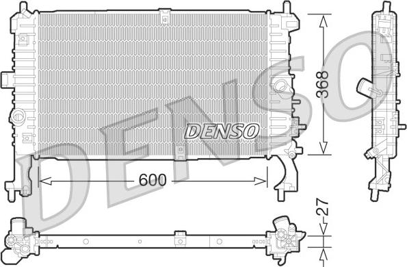 Denso DRM20106 - Hladnjak, hladjenje motora www.molydon.hr