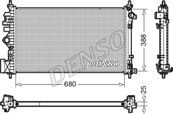 Denso DRM20107 - Hladnjak, hladjenje motora www.molydon.hr