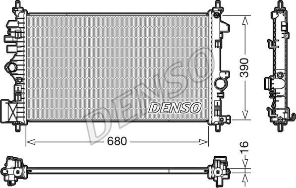 Denso DRM20110 - Hladnjak, hladjenje motora www.molydon.hr