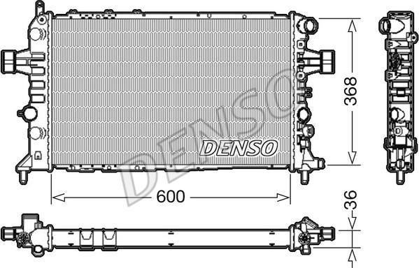 Denso DRM20112 - Hladnjak, hladjenje motora www.molydon.hr