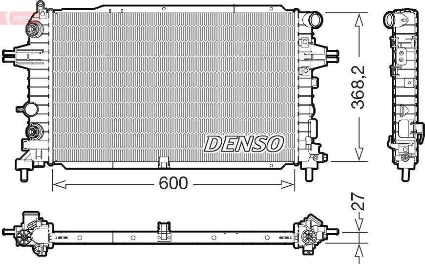 Denso DRM20129 - Hladnjak, hladjenje motora www.molydon.hr