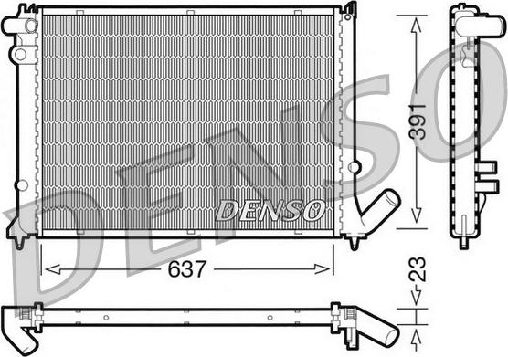 Denso DRM21050 - Hladnjak, hladjenje motora www.molydon.hr