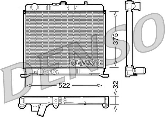 Denso DRM21060 - Hladnjak, hladjenje motora www.molydon.hr