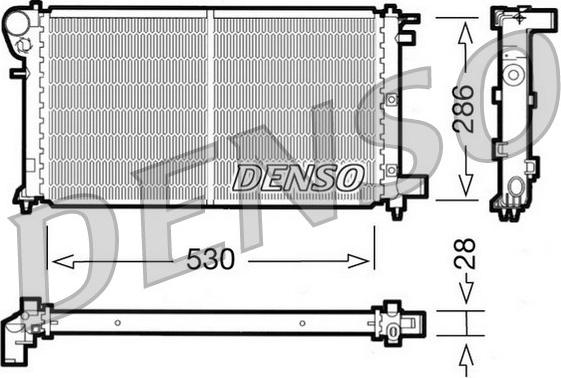 Denso DRM21004 - Hladnjak, hladjenje motora www.molydon.hr