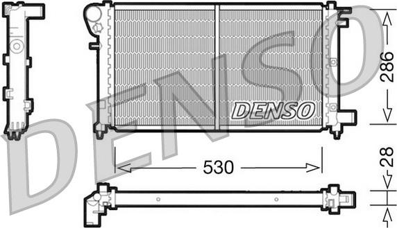 Denso DRM21002 - Hladnjak, hladjenje motora www.molydon.hr