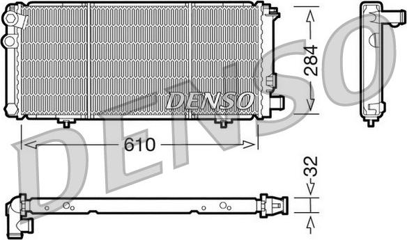 Denso DRM21010 - Hladnjak, hladjenje motora www.molydon.hr