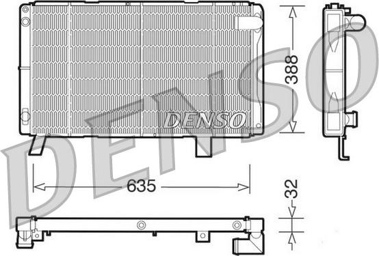 Denso DRM21072 - Hladnjak, hladjenje motora www.molydon.hr