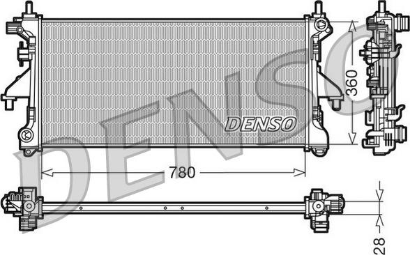 Denso DRM21101 - Hladnjak, hladjenje motora www.molydon.hr