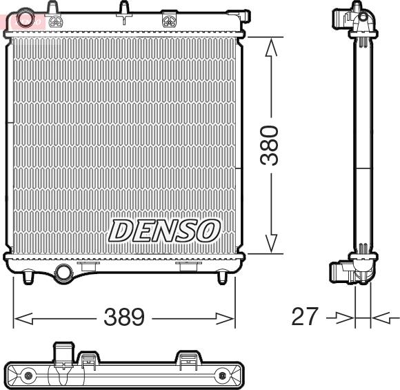 Denso DRM21108 - Hladnjak, hladjenje motora www.molydon.hr