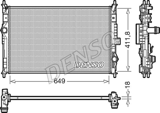 Denso DRM21103 - Hladnjak, hladjenje motora www.molydon.hr