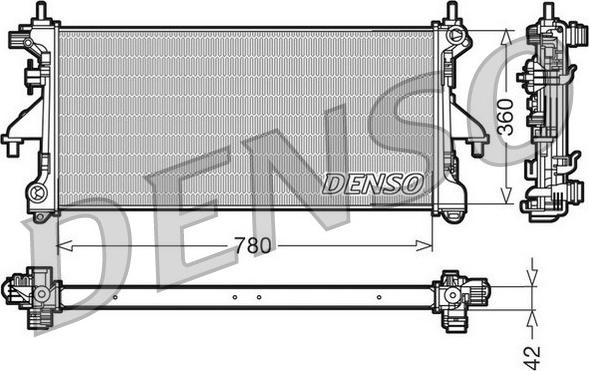 Denso DRM21102 - Hladnjak, hladjenje motora www.molydon.hr