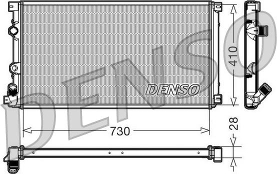 Denso DRM23090 - Hladnjak, hladjenje motora www.molydon.hr