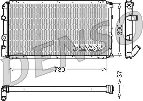 Denso DRM23091 - Hladnjak, hladjenje motora www.molydon.hr