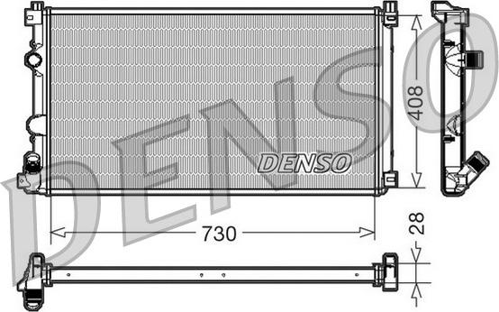 Denso DRM23092 - Hladnjak, hladjenje motora www.molydon.hr