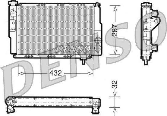 Denso DRM23040 - Hladnjak, hladjenje motora www.molydon.hr