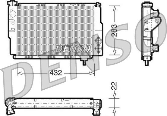 Denso DRM23041 - Hladnjak, hladjenje motora www.molydon.hr