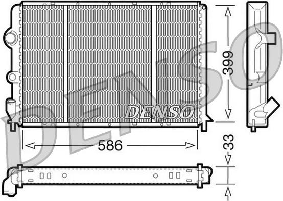 Denso DRM23050 - Hladnjak, hladjenje motora www.molydon.hr