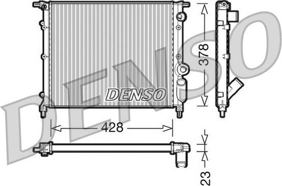 Denso DRM23004 - Hladnjak, hladjenje motora www.molydon.hr