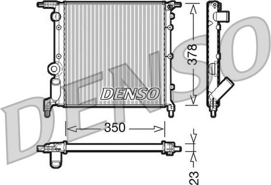 Denso DRM23005 - Hladnjak, hladjenje motora www.molydon.hr