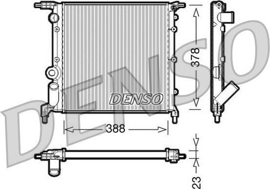 Denso DRM23006 - Hladnjak, hladjenje motora www.molydon.hr