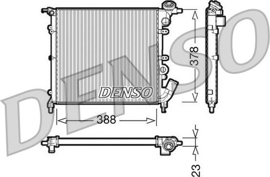 Denso DRM23002 - Hladnjak, hladjenje motora www.molydon.hr