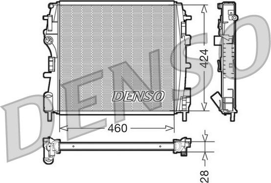 Denso DRM23019 - Hladnjak, hladjenje motora www.molydon.hr