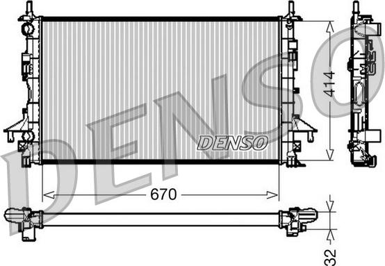 Denso DRM23084 - Hladnjak, hladjenje motora www.molydon.hr