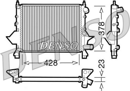 Denso DRM23081 - Hladnjak, hladjenje motora www.molydon.hr