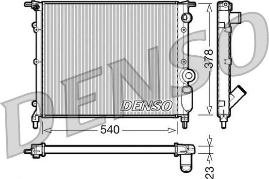 Denso DRM23028 - Hladnjak, hladjenje motora www.molydon.hr